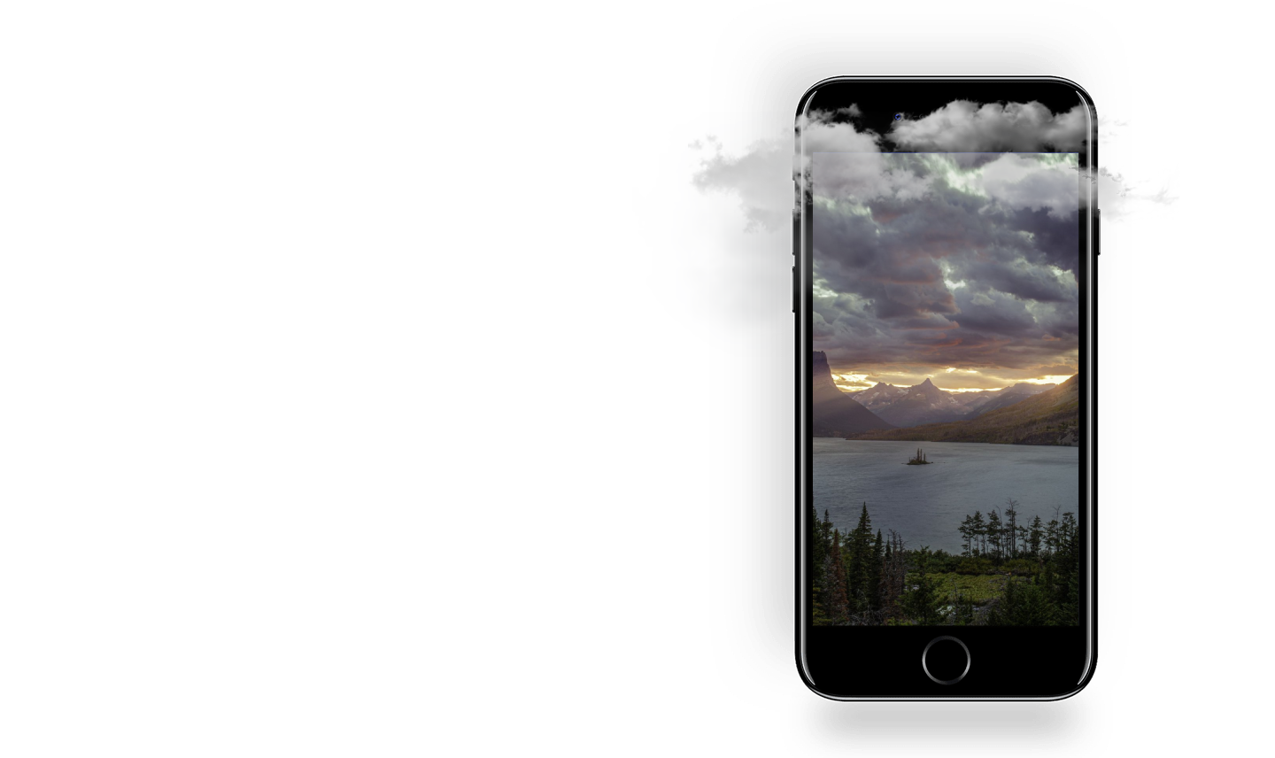 Website on iphone preview